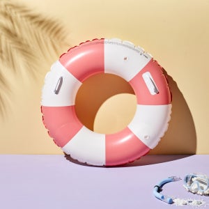 [모던하우스]물놀이튜브 스트라이프 L (100cm) 소프트레드 PY0924020