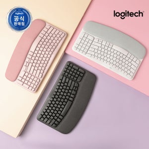 로지텍 코리아 WAVE KEYS 인체공학 무선 블루투스 키보드