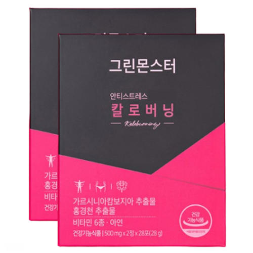 <b>그린몬스터 칼로버닝</b> 체지방 관리 가르시니아 28포 X2