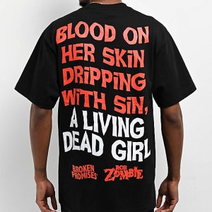 Broken Promises, Girl x House Of 1000 Corpses Living Dead 블랙 티셔츠