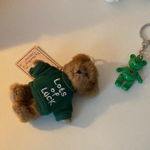 빈센트반곰흐 보이즈베어 쪼꼬미 메세지 곰 인형 키링 [Lots Of Luck] Bear Keyring