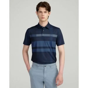 [닥스 남성] 닥스 체크 카라티 반팔 DMTS5B303N2