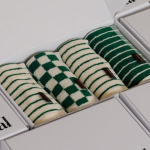 디어리얼 수건 숲숲 4P(패키지포장)