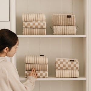 디어리얼 수건 밀크티 10P