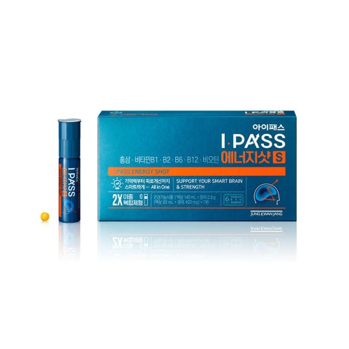 <b>정관장</b> 아이패스 에너지샷 (액상 20ml + 정제 400mg) x 7개입, 4개