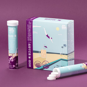 <b>설당프리</b> 비타미톡 망고스틴맛 1개월분 체지방감소 발포 다이어트 가르시니아 탄수화물분해 멀티비타민