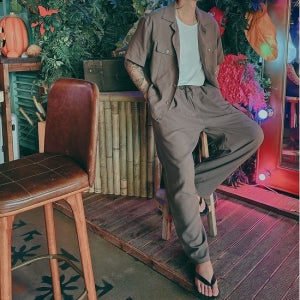 메르시 린넨 와이드 셋업 (45173)