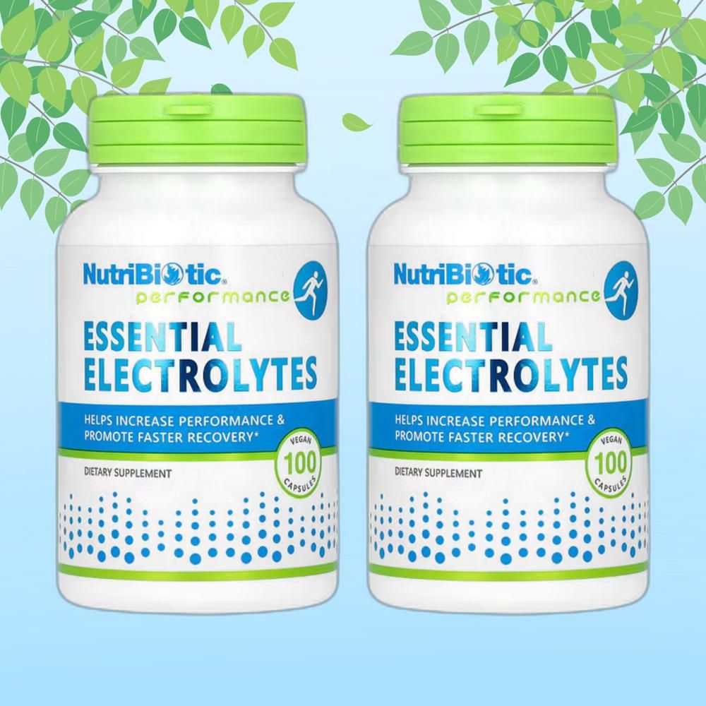 <b>뉴트리바이오틱</b> 운동 전해질 100정 헬쓰 Essential Electrolytes 2병  2개