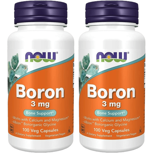 나우 푸드 Boron 보론 붕소 3mg 100 베지캡슐 x 2개