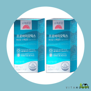<b>고려은단</b> <b>고려은단</b> 프로바이오틱스 유산균 스페셜핏 380mg x 30캡슐 2박스 V
