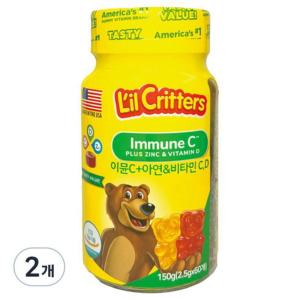 <b>릴크리터스</b> <b>릴크리터스</b> 이뮨 아연<b>비타민 C</b> D 150g 2개