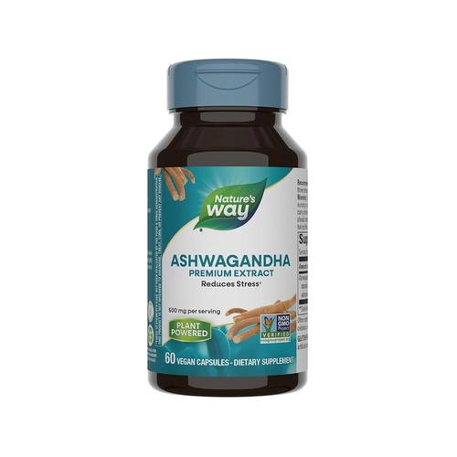 <b>Nature’s Way</b> Ashwagha 적응성 비건 60 캡슐 491111