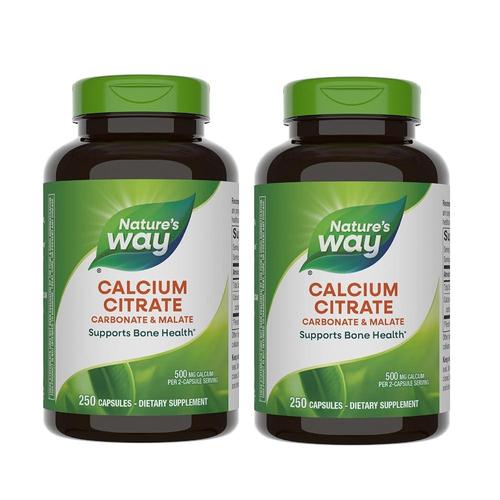 <b>Nature’s Way</b> 구연산건강에 도움 2캡슐 당 건강에 500mg 건강 구연산염 탄산염 말산염 혼합 글루텐 프리 25