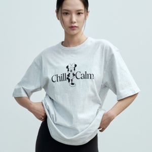 [디스커스 애슬레틱] [2COLORS] Mickey & Minnie Yoga Chill T-Shirt DC25SC022
