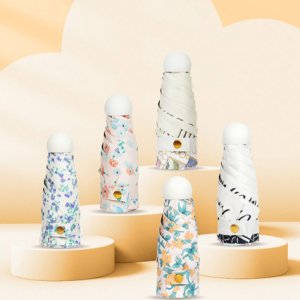 우아한 초경량 양우산 우산 패턴양산 접이식 미니 암막 자외선 차단 UV차단 기념품 판촉물 맞춤제작