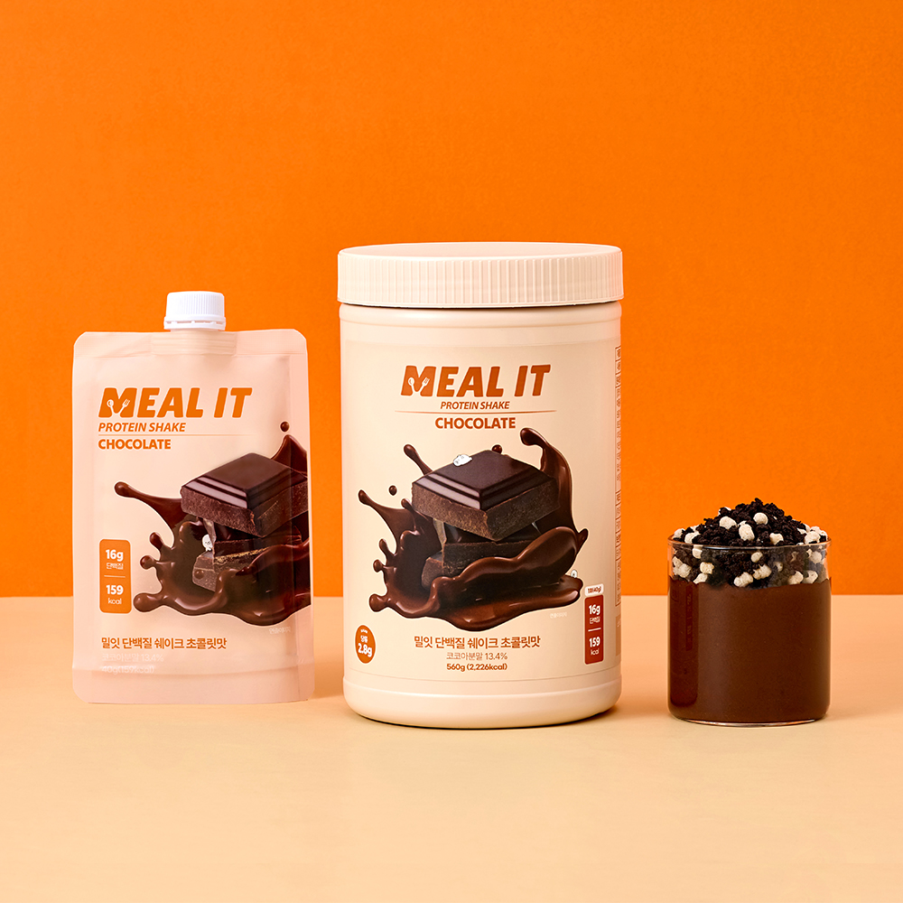 밀잇 식단관리 단백질 쉐이크 초콜릿맛 560g