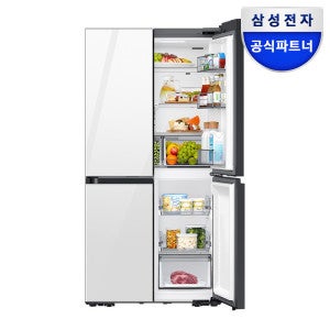 삼성전자 삼성전자 비스포크 냉장고 4도어 640L RM70F63R2W 클린화이트 AI 키친핏 MAX 2025년 신형