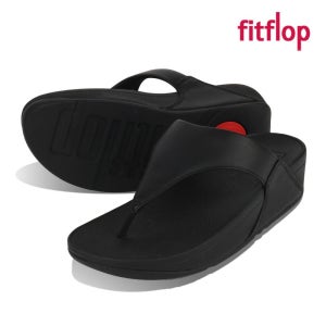핏플랍 슬리퍼 루루 레더 토 포스트 여성 쪼리 블랙 I88-001