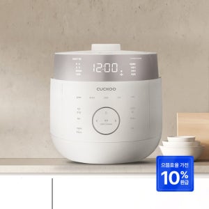 [가전환급10%] 쿠쿠 트윈프레셔 마스터셰프 6인용 IH밥솥 그레이스화이트 CRP-LHTR0610FGWM