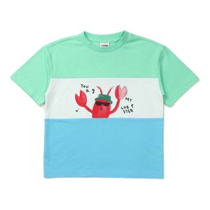 래핑차일드 [래핑차일드]랍스터 컬러블럭 반팔티 (84429-331-56)