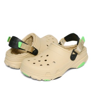 크록스 공용 털실내화 올터레인 라인드 클로그 세서미 207936-0HY 207936-0HY