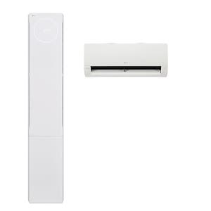 LG 휘센 오브제컬렉션 뷰2 2시리즈 2in1 에어컨 22평형+6평형 (에센스 화이트) FQ22FU2EA2 60개월약정