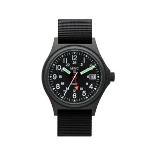 MWC 시계 Mwc G10 10bar Gmt 24h Pvd - 블랙X블랙