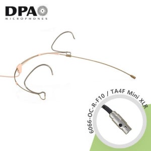 [DPA] 6066-OC-R-F10 베이지 TA4F Mini XLR 헤드셋마이크