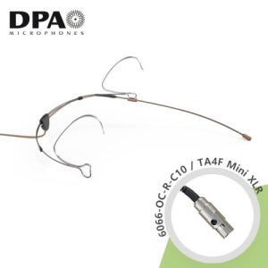 [DPA] 6066-OC-R-C10 브라운 TA4F Mini XLR 헤드셋마이크