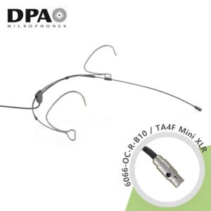 [DPA] 6066-OC-R-B10 블랙 TA4F Mini XLR 헤드셋마이크
