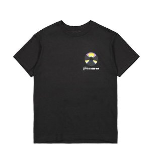 PLEASURES 스핀 티셔츠 P22SP052 BLACK 남성