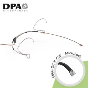 [DPA] 6066-OC-R-C90 브라운 MicroLock 헤드셋마이크