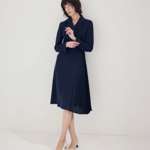 [나이스클랍] 와끼 주름 배색 원피스 N231OWO122 5007958494