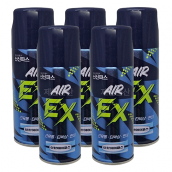 <b>신신제약</b> <b>신신제약</b> 스프레이 에어파스 EX 200ml 5개 뿌리는 파프 손목 <b>무릎</b> 관절 통증