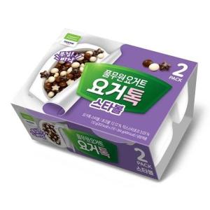 다논 <b>풀무원다논</b> 아이러브요거트 요거톡 스타볼 (132gx2EA) 132g 어린이간식 요거트 식사대용 자취 캠핑 혼밥 <b>간</b>