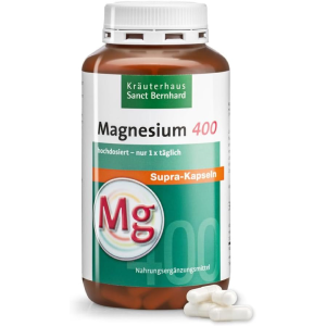 크로이터하우스 krauterhaus <b>상트베른하르트</b> 마그네슘 400mg 300정 고함량 <b>에너지</b> 보충 눈밑 떨림