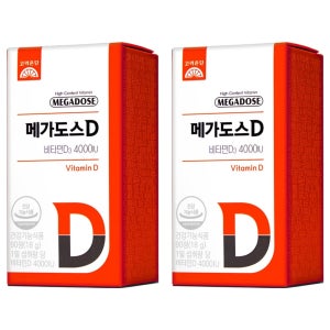 메가도스 D 비타민D3 4000IU  90정  2개