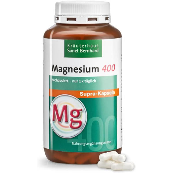 크로이터하우스 krauterhaus <b>상트베른하르트</b> 마그네슘 400mg 300정 고함량 <b>에너지</b> 보충 눈밑 떨림