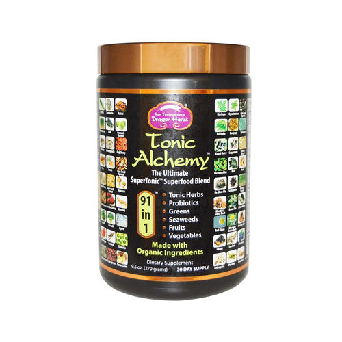 [아이<b>허브</b>] <b>Dragon</b> Herbs Tonic Alchemy 슈퍼푸드 블렌드 270g, 비타민 단백질 프로바이오틱 <b>드래곤허브</b>