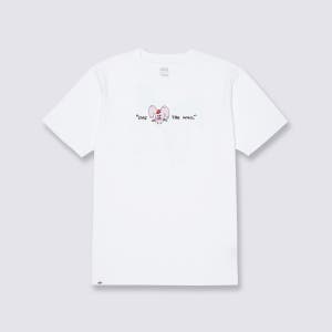 (공식판매처) 반스 VANS [아시아 아티스트 컬렉션 Vans X Riroo] 토끼 반팔 티셔츠 VN000QF6WHT