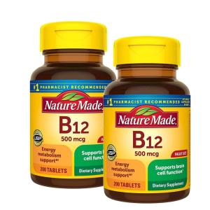 네이처 메이드 <b>비타민B12</b> 500mcg 200정 2개 Nature Made