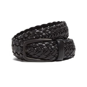 제냐 브레이디드 벨트 LHIMPB021ZZ BLACK BLACK 남성
