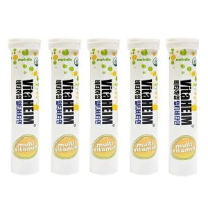 <b>누트릴로</b> 비타하임 발포 멀티비타민 오렌지맛 4500mg x 20정 5개