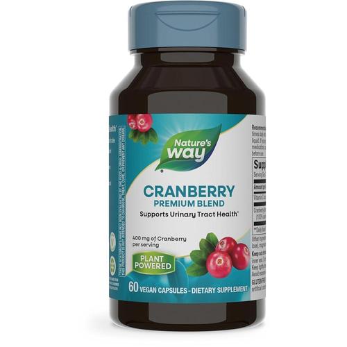 Nature’s Way 프리미엄 블렌드 크랜베리 <b>요로</b> x 1회 제공량당 400mg 60캡슐