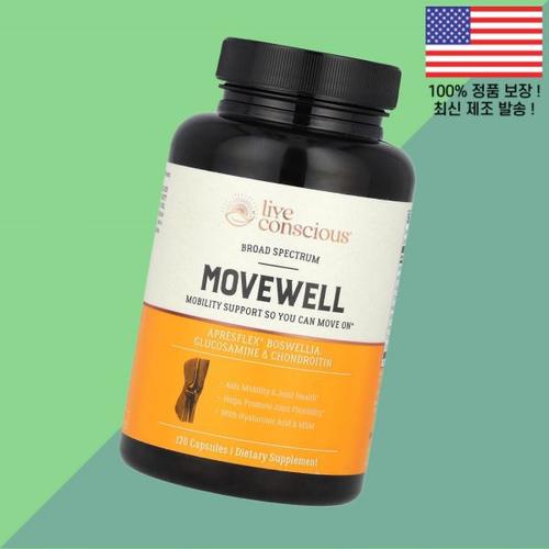 <b>라이브</b> 컨시어스 무브웰 120캡슐 <b>Live Conscious</b> MoveWell 120 Capsules