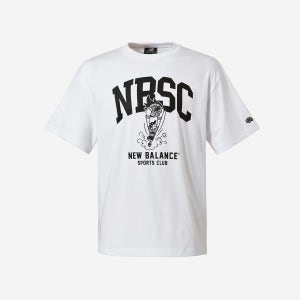 뉴발란스 NEW BALANCE UNI NBSC 바스켓볼 그래픽 반팔티 NBNEFB1533