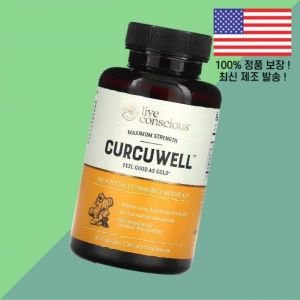 <b>라이브</b> 컨시어스 커큐웰 60캡슐 <b>Live Conscious</b> Curcuwell Maximum Strength 60 Capsules