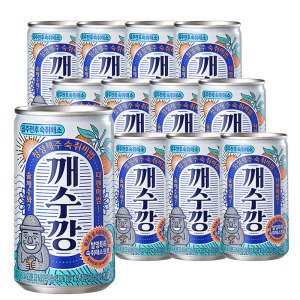 롯데칠성 깨수깡 160ml (12캔) 감귤과즙 탄산함유/숙취해소/숙취해소음료/숙취음료