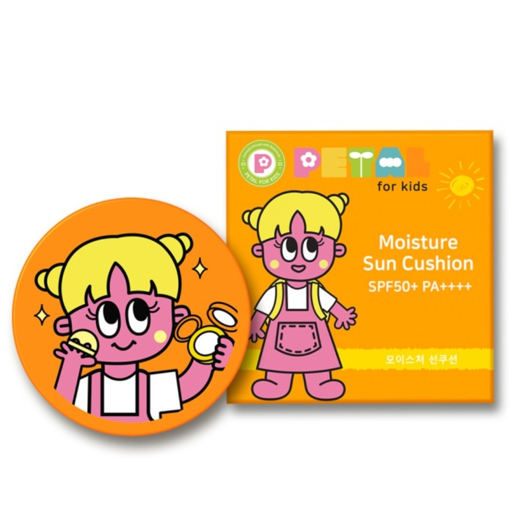페탈<b>포키즈</b> 유아 선케어 쿠션 – 촉촉한 자외선 차단 끈적임 없는 마무리  1개