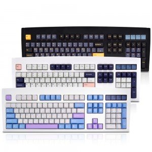 QSENN DT35 104 가스켓 유무선 기계식 블루퍼플 (저소음 피치축)